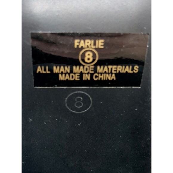 LULUS Farlie Ribbed Knit Pointed Toe Sock Boots Black Size 8 Block Heel Ankle - Picture 10 of 10